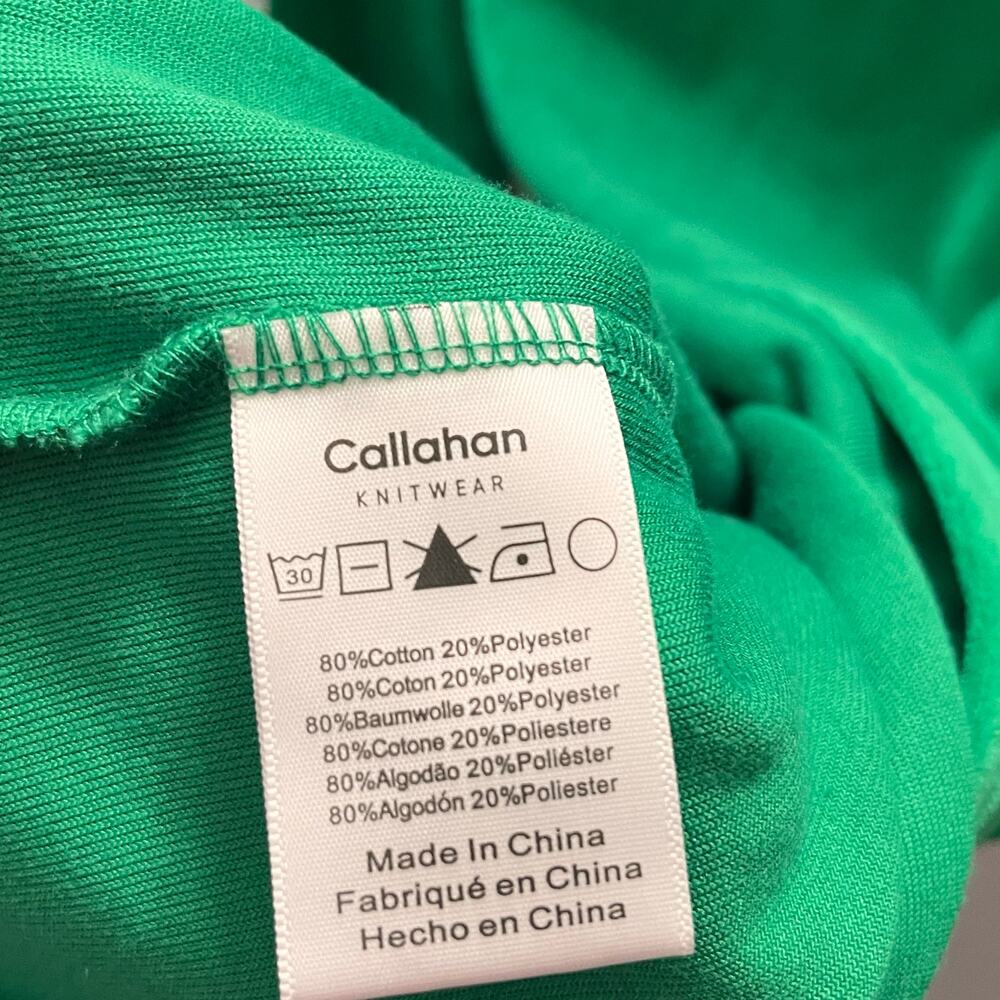 Callahan Willa Emerald Velvet Keyhole Mini Dress Long Sleeve Sz S Retro Festive - Picture 5 of 7